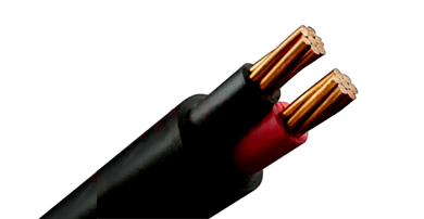 2 Cores Power Cable (PVC Isoliertes Kombi-Kombi-Kabel;